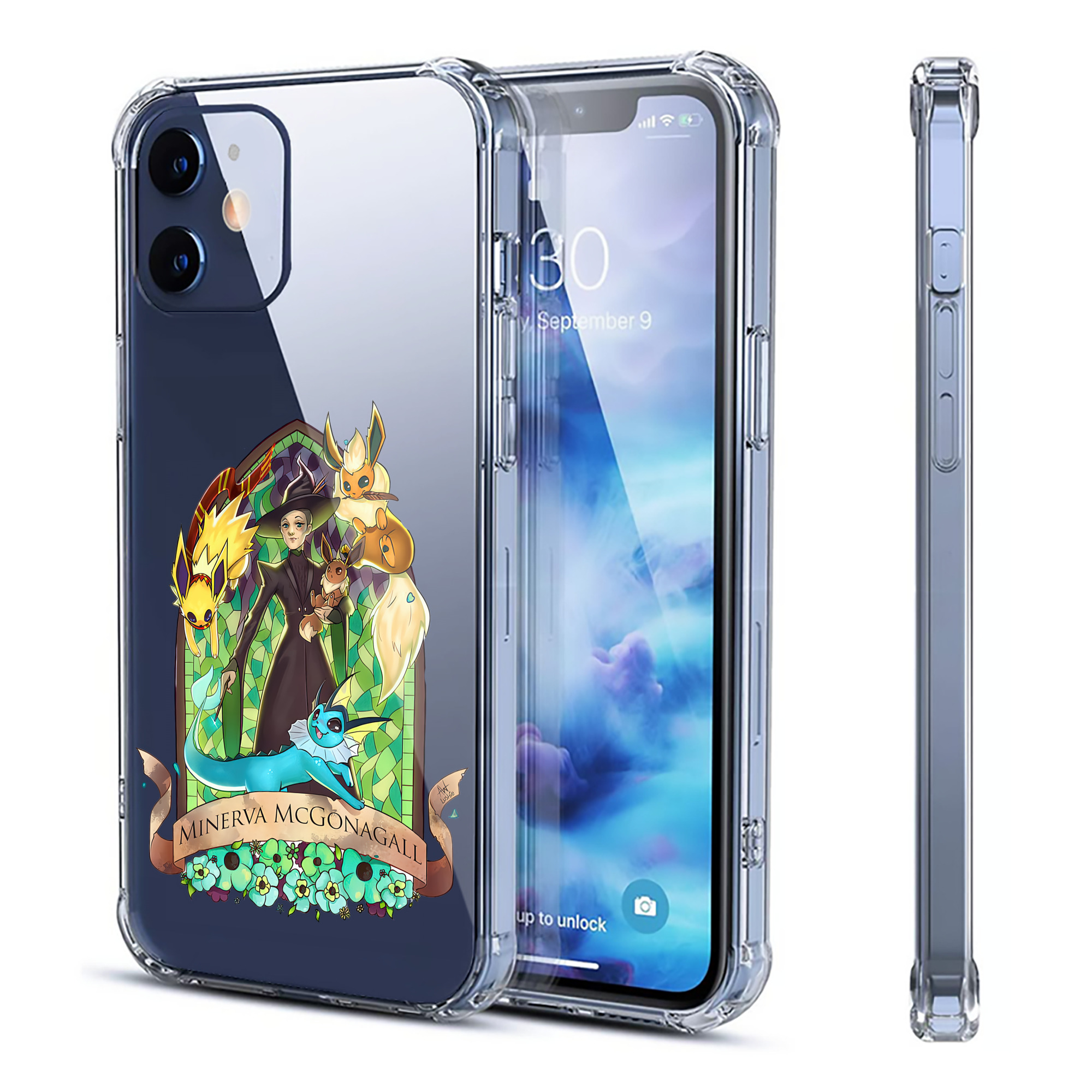 （画像用） Harry Potter ハリー・ポッターシリーズ 【iPhone 12シリーズ対応】透明スマホケース（クリアソフトケース）